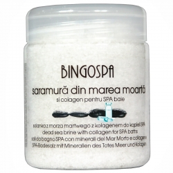 BINGOSPA Solanka z minerałami Morza Martwego z kolagenem transdermalnym 550 g